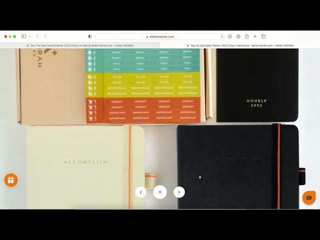 Atelier NEORAH Planner Review | Hourly Planner, Duo Planner Daily Planner & Softcover Petite Planner