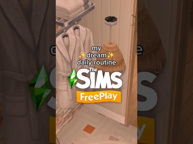 MY DREAM DAILY ROUTINE ON SIMS FREEPLAY