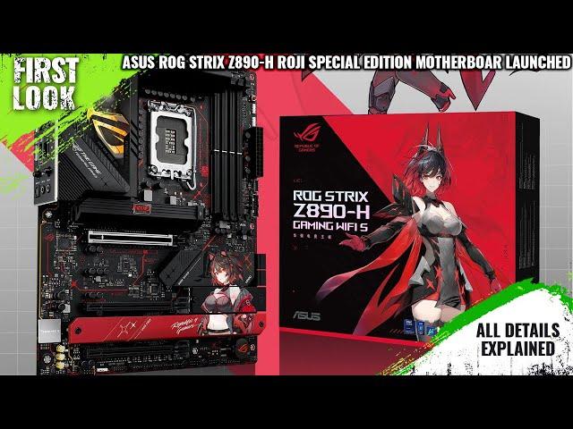 ASUS ROG STRIX Z890-H ROJI Special Edition Motherboard Launched -Explained All Spec, Features & More