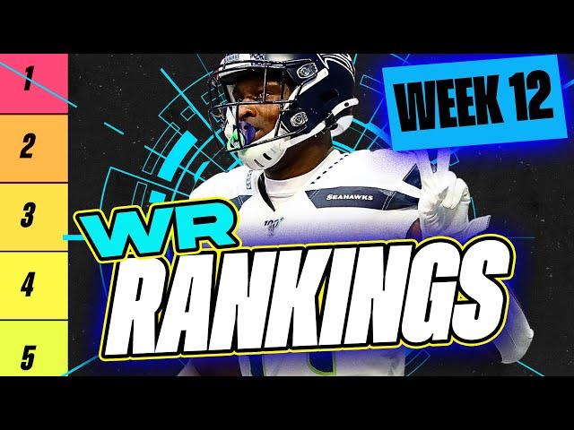  NEW Top 36 WR RANKINGS for Week 12 Fantasy Football  | Fantasy Football Rankings