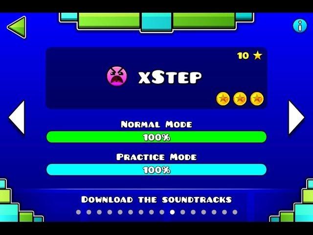 Geometry Dash - Level 10: XStep (All Coins)