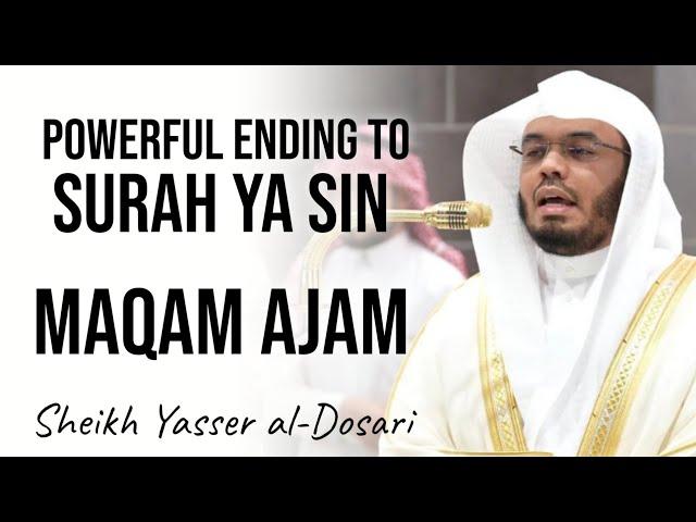 Maqam Ajam | Final Verses of Surah Ya Sin | Fajr-3.11.2024 | Sheikh Yasser al-Dosari | #ياسر_الدوسري