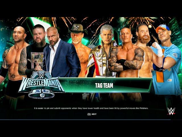 Brother Vs Brother - Team Triple H Vs Team Randy Orton - Tag Team Elimination Match | WWE 2k24