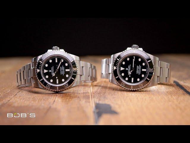 Rolex Submariner 114060 vs 124060 Comparison | Bob's Watches