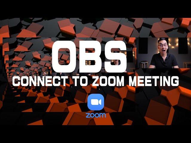 Easy way to connect OBS TO Zoom Meeting #obs #zoommeeting