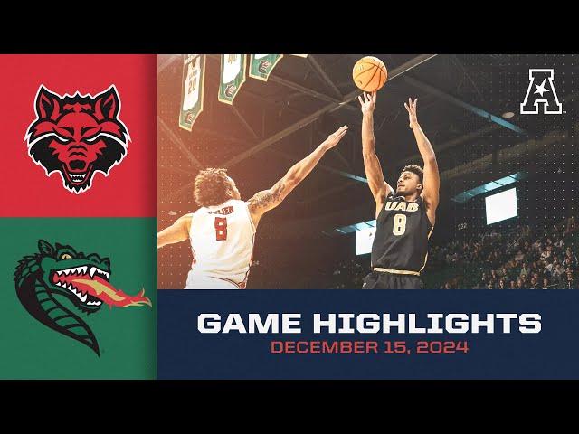 Game Highlights: Arkansas State vs. UAB (Dec. 15, 2024)