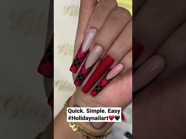 Quick. Simple. Easy: #holidaynailart for #glitzaccessoriesandsuch babes️