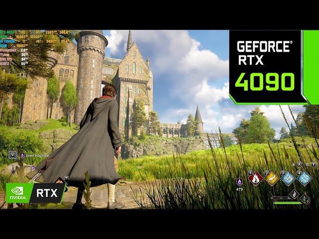 Hogwarts Legacy : RTX 4090 24GB + i9 13900K ( 4K Ultra Graphics RTX ON / DLAA ON )