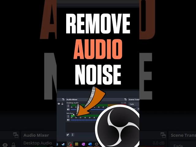 How To Remove Audio Background Noise in OBS Studio