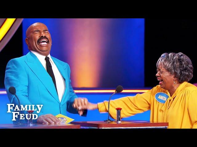 Steve Harvey to Anita: “Have you been drinking??”