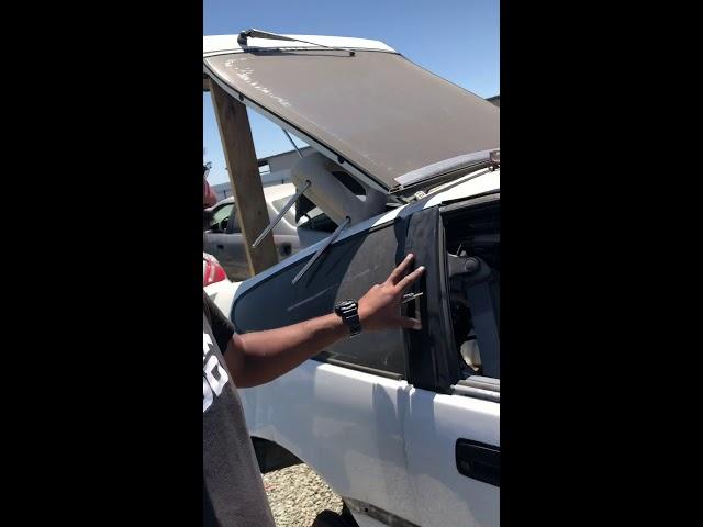 89-91 CRX Door sash removal