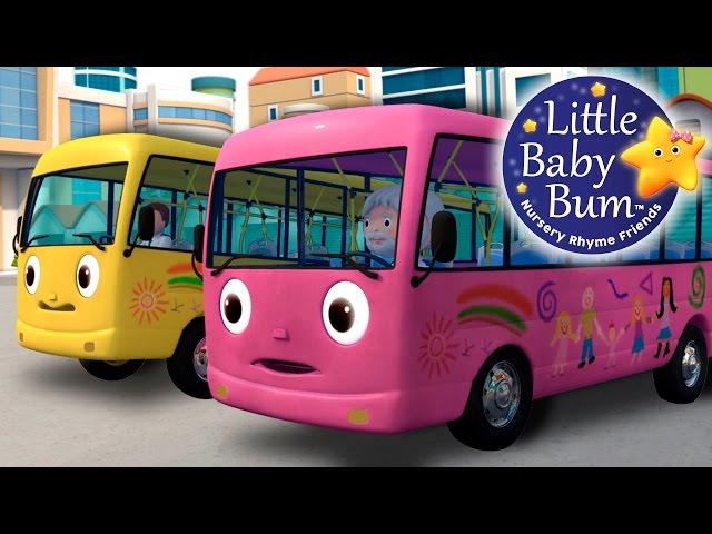 Wheels On The Bus | Nursery Rhymes for Babies by LittleBabyBum - ABCs and 123s