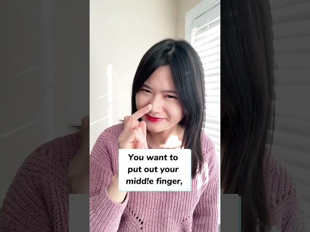 #fuzhou #handgesture for condemning or criticizing something. #chineseculture #learnchinese