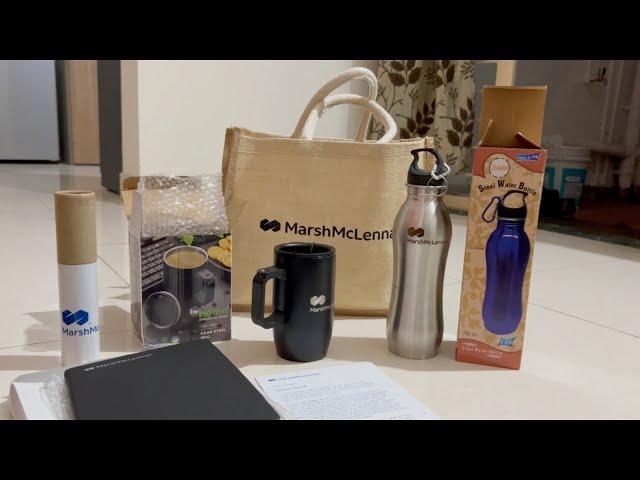 Marsh McLennon Welcome kit #marshmclennon #mercer #itcompany