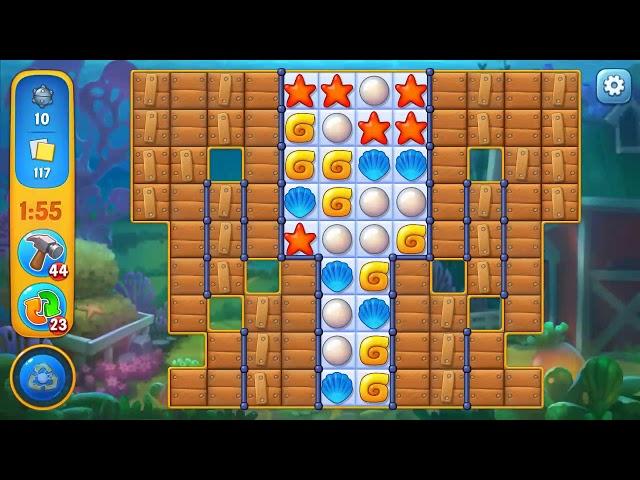 Fishdom level 1297 Gameplay (iOS Android)