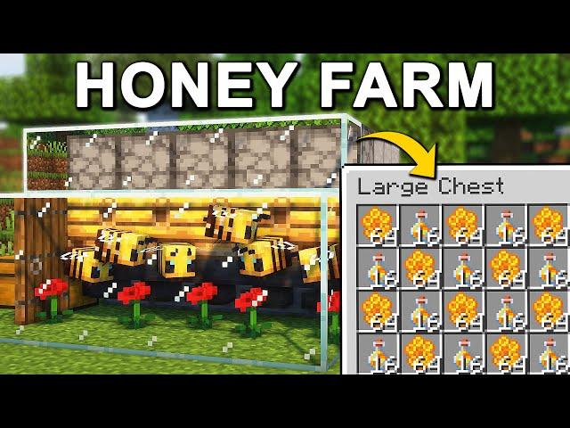 The BEST Honey Farm in Minecraft 1.21 (Tutorial)