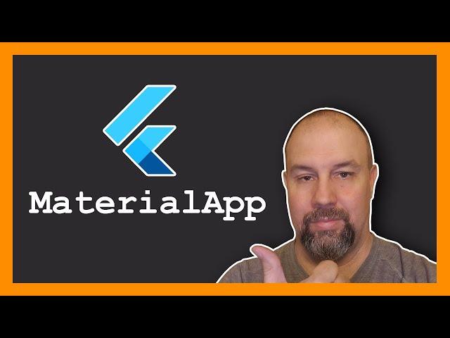 Flutter Widget Basics - MaterialApp