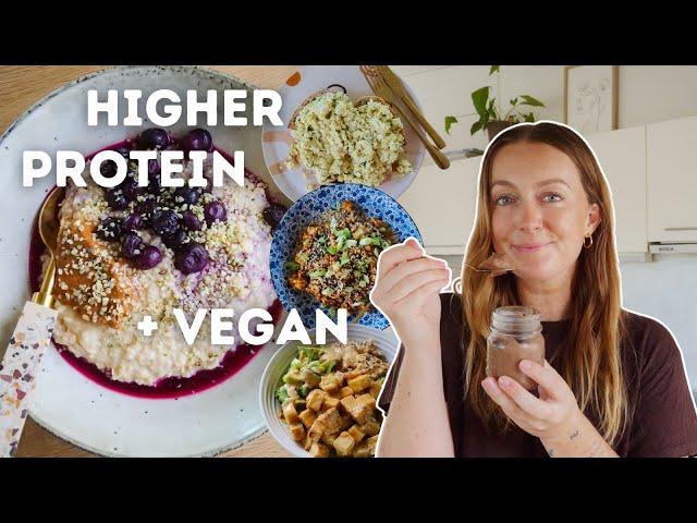 What I eat in a few days (vegan + high protein) 