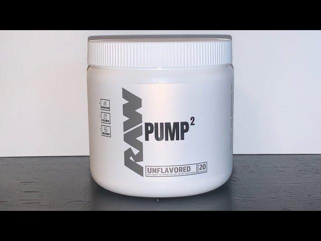 Pump2 Unflavored Pump Agent Review | RAW Nutrition