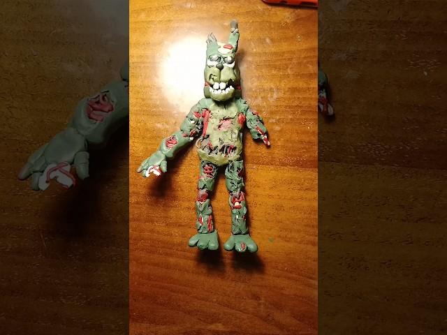 Леплю Скрап Трапа из фнаф 6 из пластилина . Scrap Trap from plasticine from fnaf 6