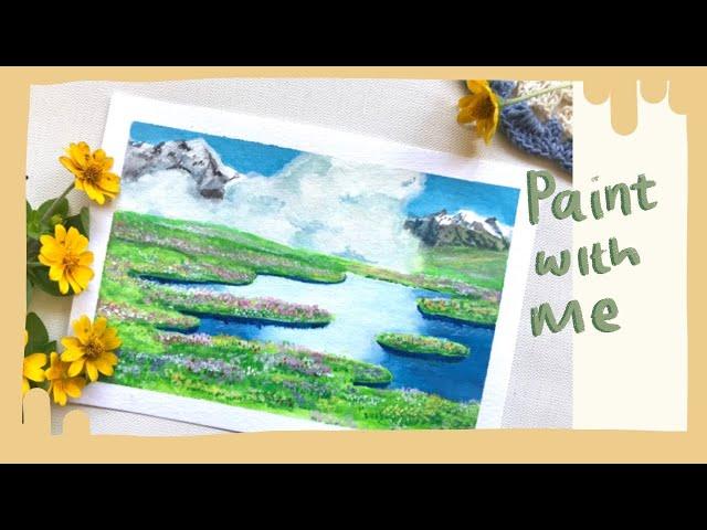 Painting Studio Ghibli movie Scene | Howl's Moving Castle | Reeves Gouache