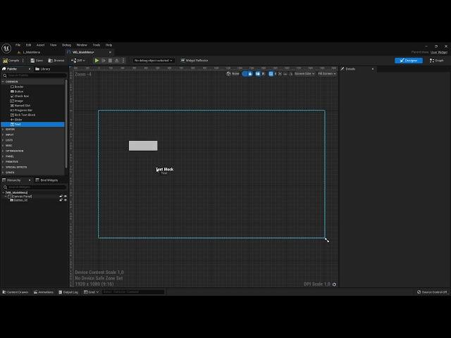 Unreal Engine 5 - Released Production for Beginner  -  UI Widget Blueprint - Video 6