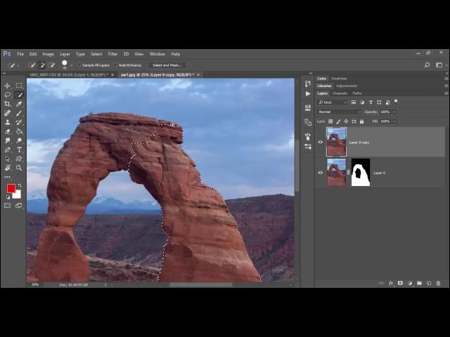 Adobe Photoshop CC Quick Selection Tool