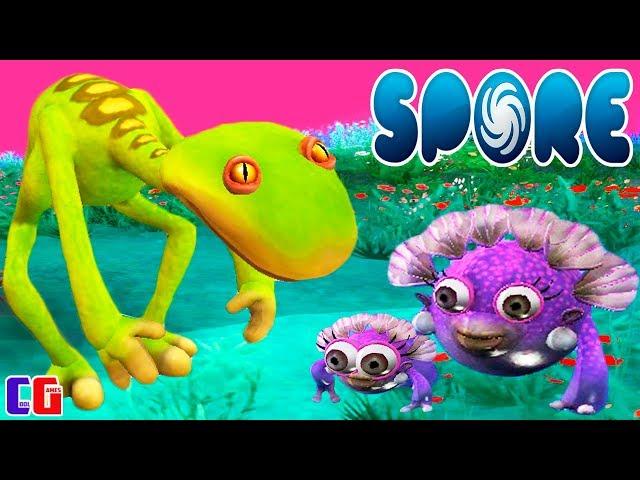 Spore #2 Created the MOST HARMLESS CREATURE and MET SMESHARIKI Game about Evolution from Cool GAMES