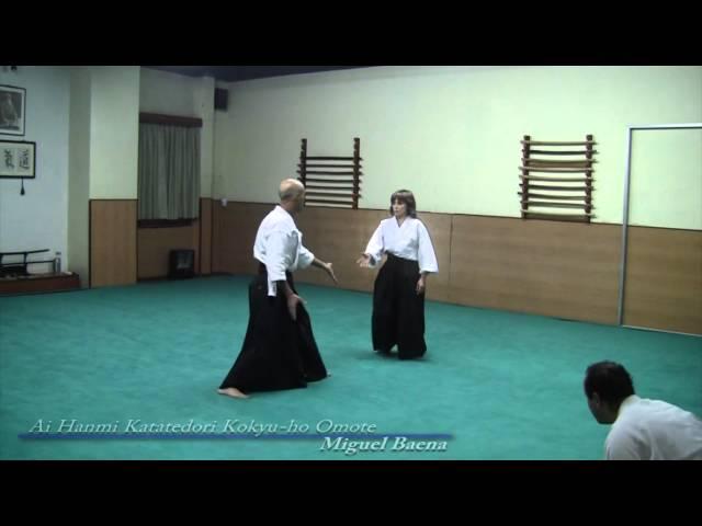 Aikido, Ai Hanmi Katatedori Kokyu-ho Omote, Miguel Baena