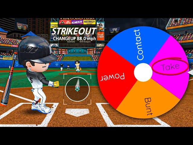 BASEBALL 9 BUT THE WHEEL DECIDES HOW I PLAY...