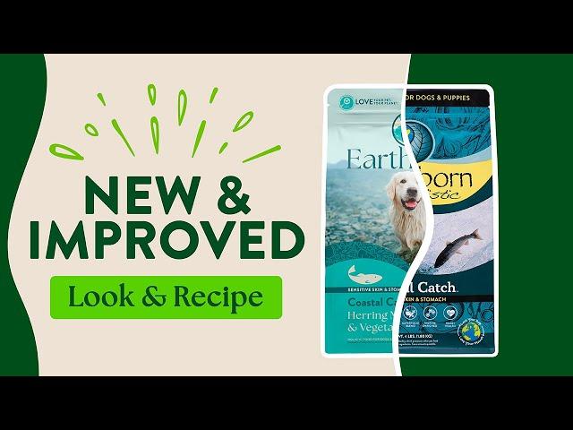 New & Improved Earthborn Holistic Dog Food