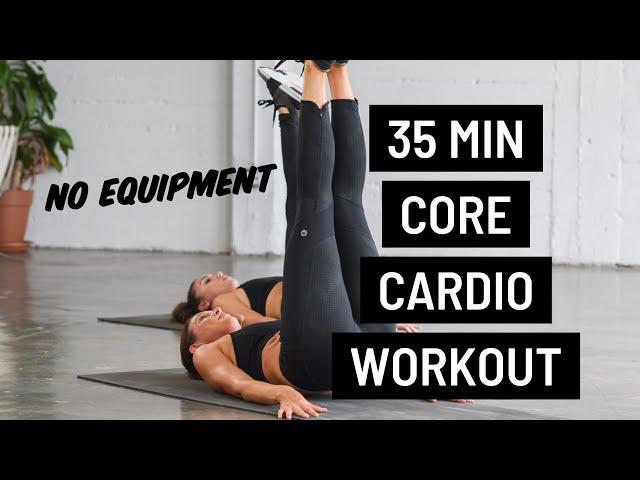 The Workout Sandwich! 35 Min Core Cardio Workout with Kit Rich