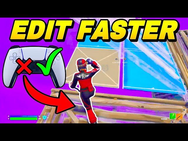 How To EDIT FASTER on CONTROLLER + Remove INPUT DELAY (Fortnite Tutorial)