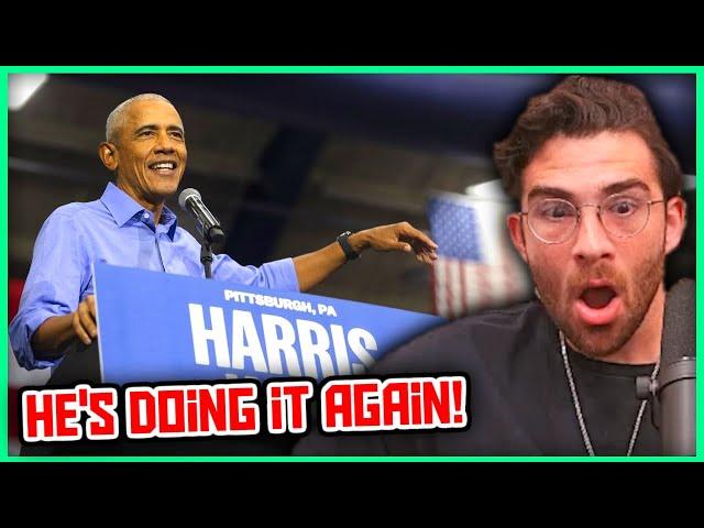 Obama Is Campaigning For Kamala | Hasanabi Reacts