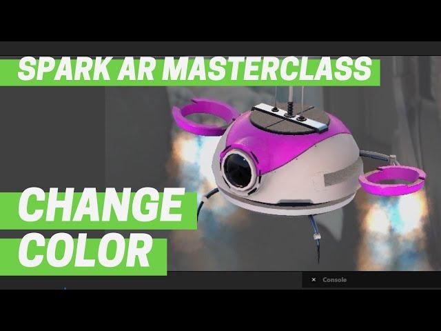 Spark AR - Change Color (Masterclass Chapter 4)