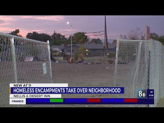 Las Vegas neighborhoods see surge in homelessness, residents demand action