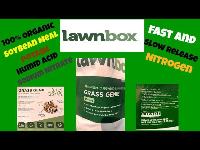 Lawnbox Grass Genie Application (100% Organic Fertilizer)