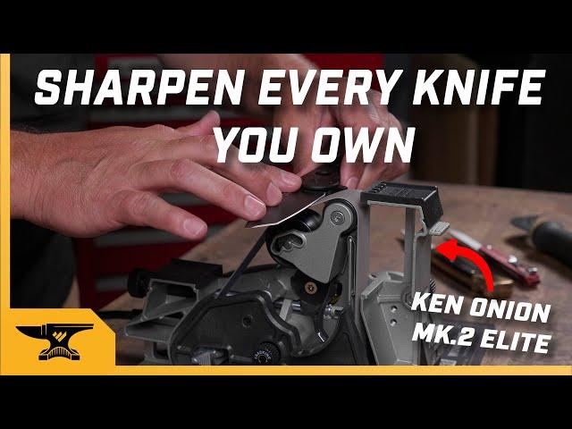 How to Sharpen Every Knife You Own with the Work Sharp Ken Onion Elite Mk.2 Knife and Tool Sharpener