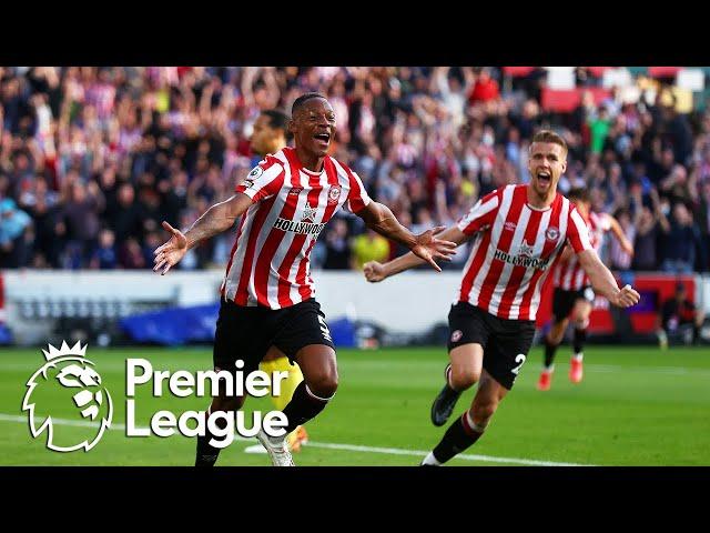 Ethan Pinnock breaks through for Brentford v. Liverpool | Premier League | NBC Sports