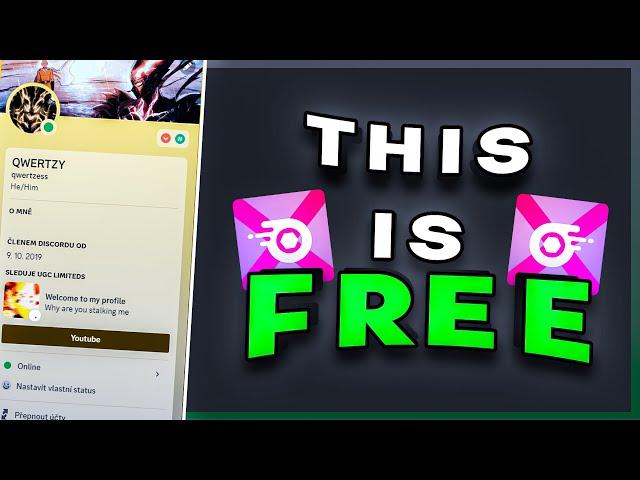 Nitro Profile Customization For Free! (Tutorial)