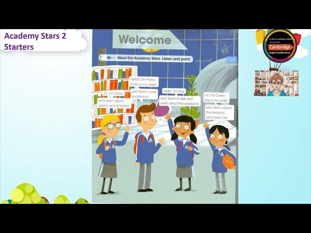 Academy Stars 2 - Starters _ Welcome _ Lesson 1 - Meet the Academy Stars