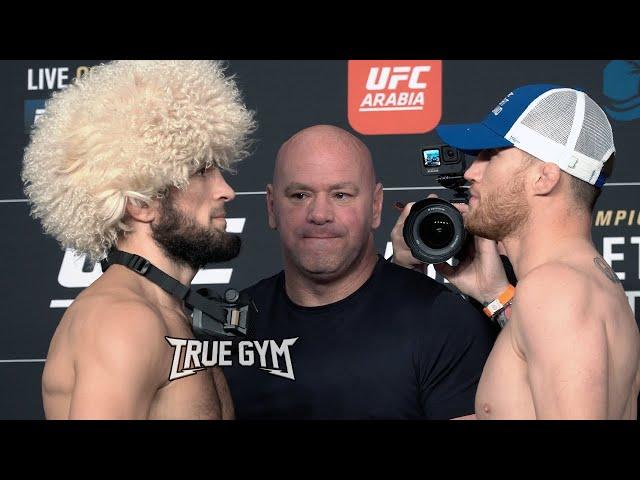 Khabib vs Gaethje Final Face off UFC 254