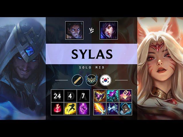 Sylas Mid vs Ahri: Pentakill, Legendary - KR Challenger Patch 14.19