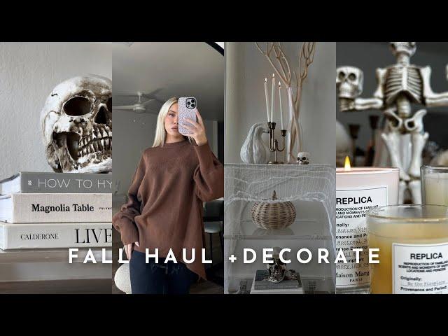 FALL / HALLOWEEN Haul + Decorate w Me! (Lots of affordable dupes)