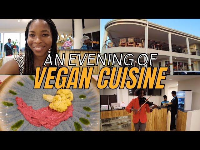 Vegan Cuisine & 5 Star Entertainment! ft. Violinist Gio Antoine & Guiltless @ Akasha! | VLOG!