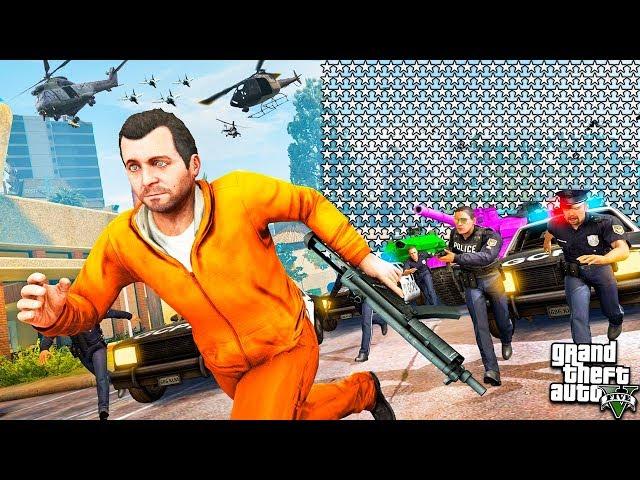 ЧТО БУДЕТ ЕСЛИ ПОЛУЧИТЬ 500 ЗВЁЗД РОЗЫСКА В ГТА 5 МОДЫ! ОБЗОР МОДА В GTA 5! ИГРЫ ГТА ВИДЕО MODS