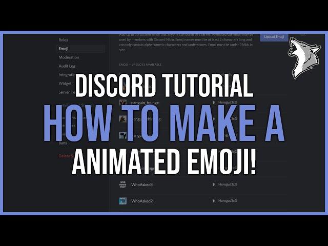 Discord: How to make a animated emoji using photoshop.