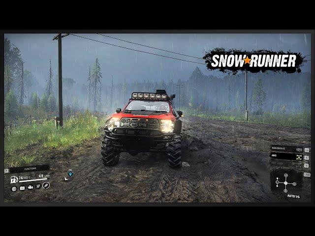 Car offroad 2019 Ford Ranger Raptor for SnowRunner