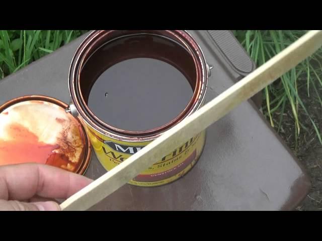 Морилка, как её наносить и как глубоко она проникает? How to - Wood Stain