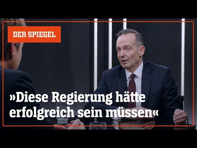 Die Ampel ist aus, er ist noch da: Volker Wissing im Spitzengespräch zum FDP-Austritt | DER SPIEGEL